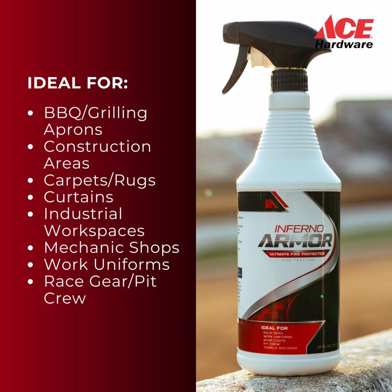 Inferno Armor Textile Spray 16 oz Fire Suppressor For Home/Workshops, Pack of 12