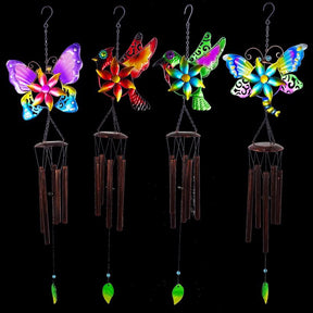 Alpine Metal/Plastic 38 in. Wind Chime, Pack of 6