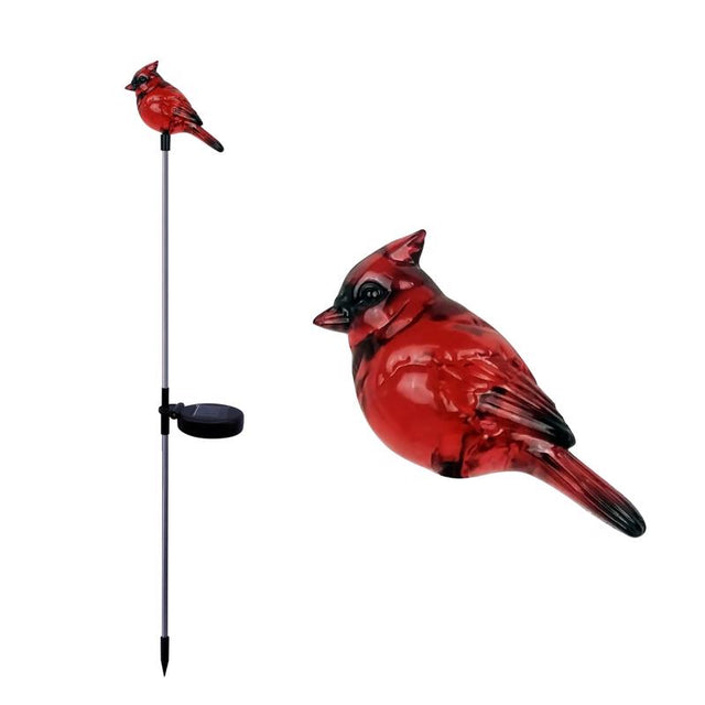 Alpine Multicolored Polyresin 32 in. H Cardinal Outdoor Garden Stake, Pack of 20