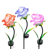 Exhart Assorted Plastic 37.4 in. H Solar Garden Stake, Pack of 12