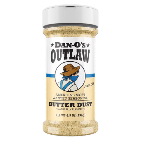 Dan-O's Outlaw Butter Dust BBQ Seasoning 6.9 oz