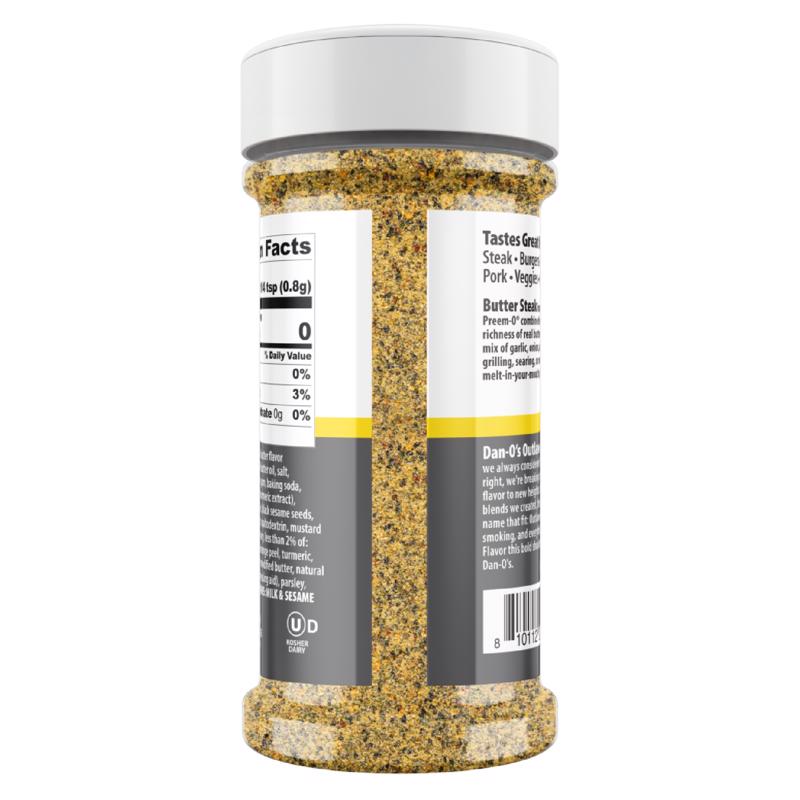 Dan-O's Outlaw Butter Steak BBQ Seasoning 6.9 oz