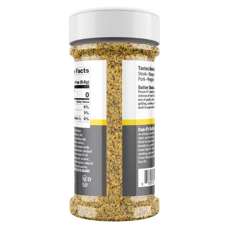 Dan-O's Outlaw Butter Steak BBQ Seasoning 6.9 oz