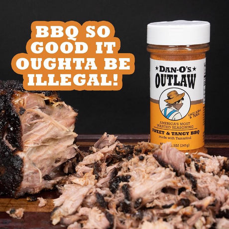 Dan-O's Outlaw Sweet & Tangy BBQ BBQ Seasoning 8.5 oz