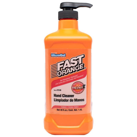 Fast Orange Citrus Scent Pumice Hand Cleaner 48 oz, Pack of 4