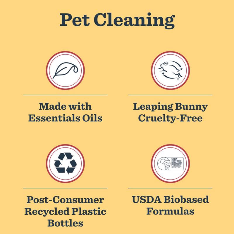 Mrs. Meyer's Clean Day Pets Liquid Odor/Stain Remover 16 oz, Pack of 6