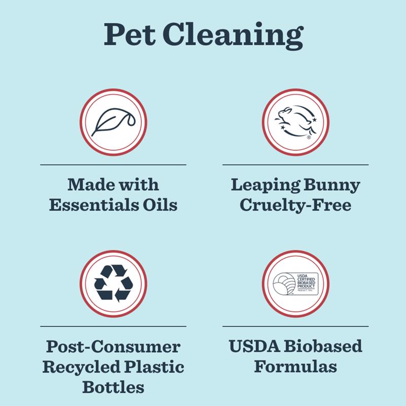 Mrs. Meyer's Clean Day Pets Liquid Odor & Stain Eliminator 16 oz, Pack of 6