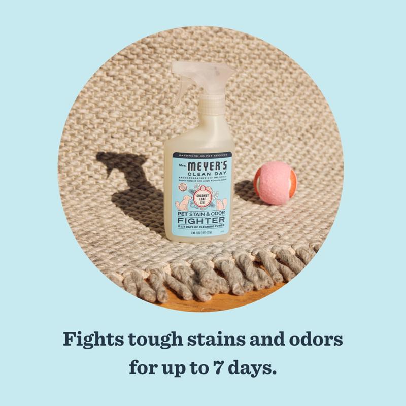 Mrs. Meyer's Clean Day Pets Liquid Odor & Stain Eliminator 16 oz, Pack of 6