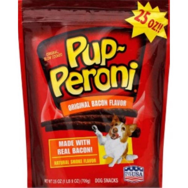 JM Smucker's PupPeroni Bacon Treats For Dogs 25 oz 11.3 in. 1 pk, Pack of 4