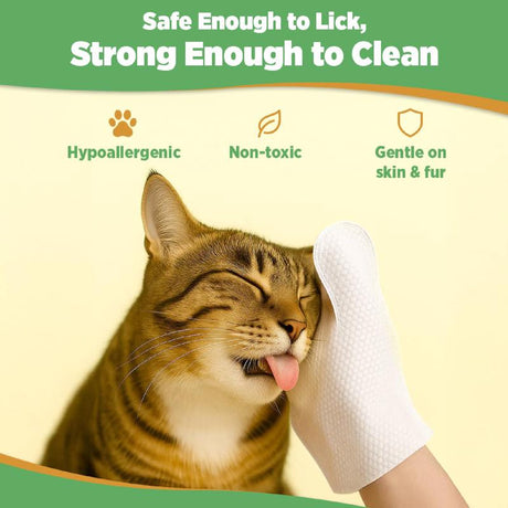 Wondurdog White Unscented All Pets Glove Wipes 8.2 oz 6 pk