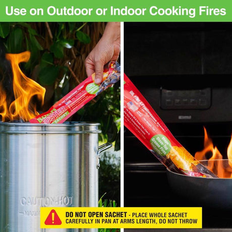 BurnBuster 5 oz Fire Suppressant Sachet For Kitchen