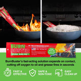 BurnBuster 5 oz Fire Suppressant Sachet For Kitchen