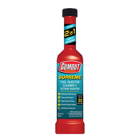 Gumout Supreme Gasoline Fuel Injector Cleaner 10 oz