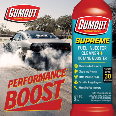 Gumout Supreme Gasoline Fuel Injector Cleaner 10 oz