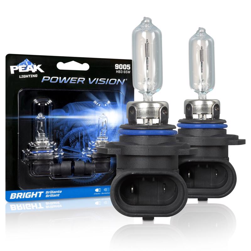 Peak Power Vision Halogen Forward Lighting Automotive Bulb 9005