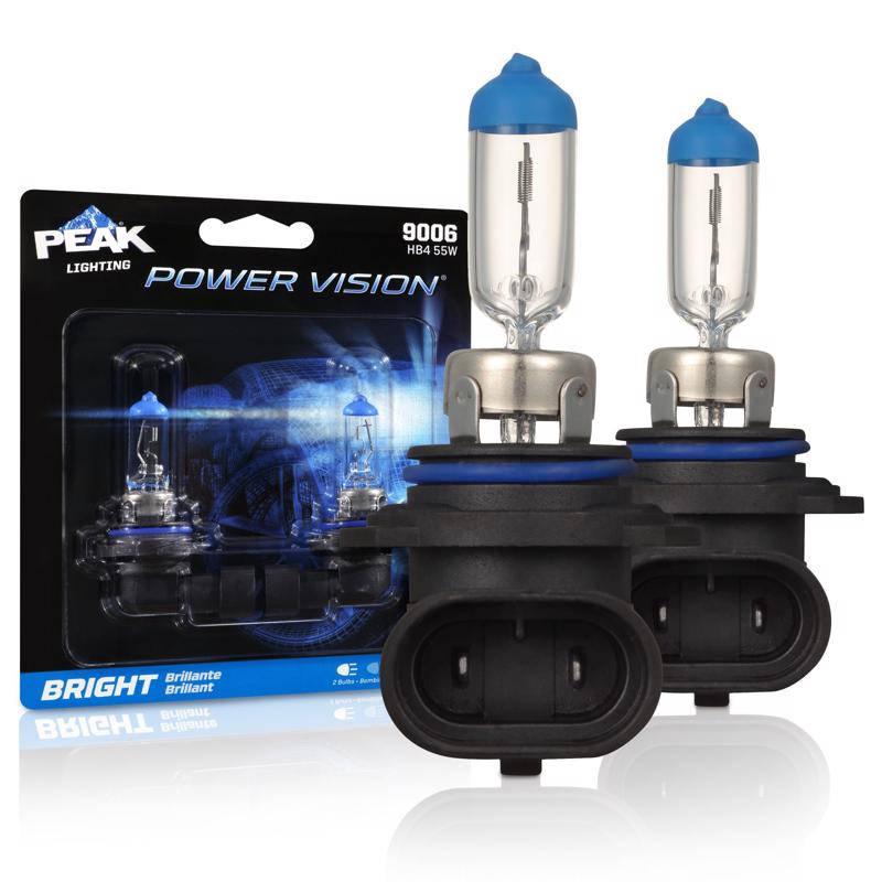 Peak Power Vision Halogen Forward Lighting Automotive Bulb 9006