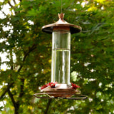 Perky-Pet Hummingbird 12 oz Copper/Glass Nectar Feeder 4 ports, Pack of 2