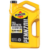 Pennzoil Full Synthetic 10W-30 Synthetic Motor Oil 5 qt 1 pk, Pack of 3