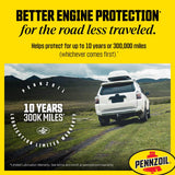 Pennzoil Full Synthetic 5W-30 High Mileage Motor Oil 5 qt 1 pk, Pack of 3