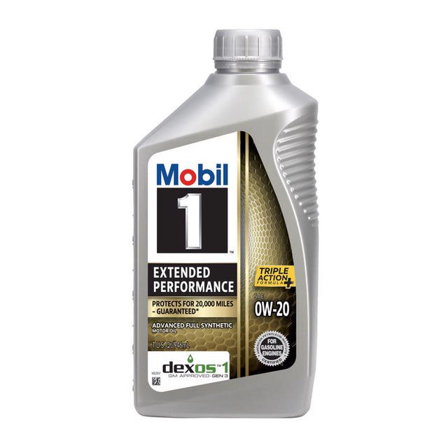 Mobil 1 Extended Peformance 0W-20 Gasoline Synthetic Motor Oil 1 qt, Pack of 6