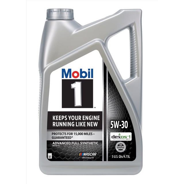 MOBIL 1 Gasoline Synthetic Motor Oil 5 qt, Pack of 3