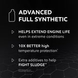 MOBIL 1 Gasoline Synthetic Motor Oil 5 qt, Pack of 3