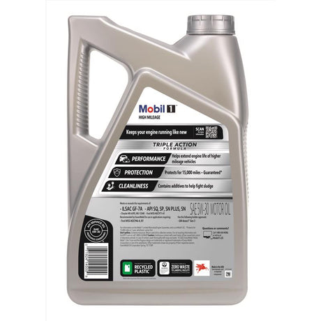 Mobil 1 Motor Oil 5 qt, Pack of 3