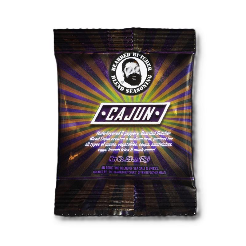 Bearded Butchers Cajun Seasoning 0.35 oz, Pack of 30