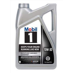 Mobil 1 10W-30 Gasoline Motor Oil 5 qt, Pack of 3