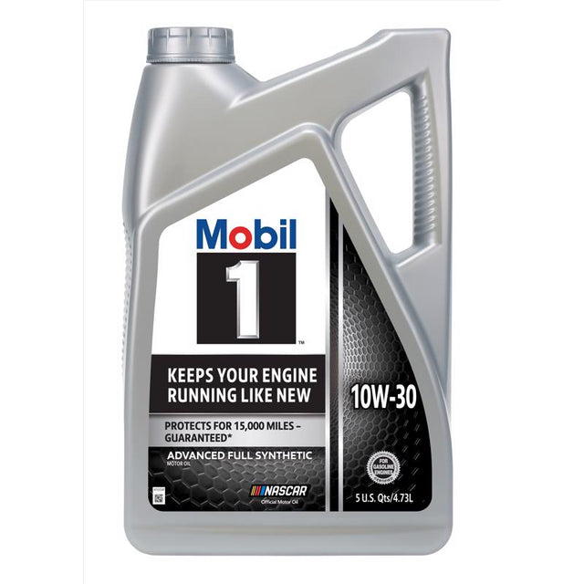 Mobil 1 10W-30 Gasoline Motor Oil 5 qt, Pack of 3