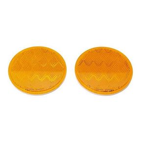 TowSmart Amber Round Marker Reflector