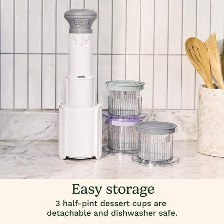 Cuisinart White 0.5 qt Ice Cream Maker 16 in. H X 9 in. W X 4 in. L