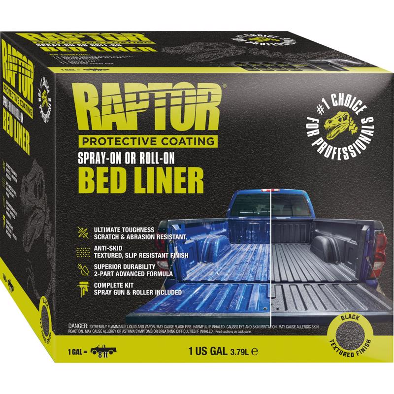 Raptor 2K Black Truck Bed Coating Kit 1 gal