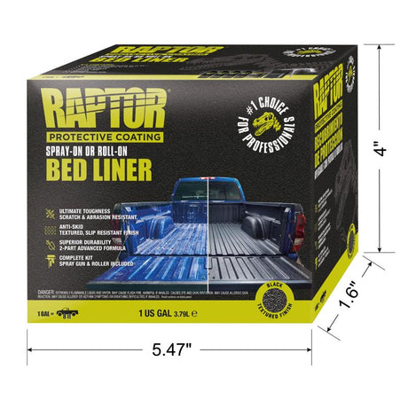 Raptor 2K Black Truck Bed Coating Kit 1 gal