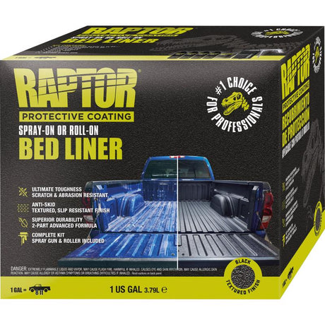Raptor 2K Black Truck Bed Coating Kit 1 gal