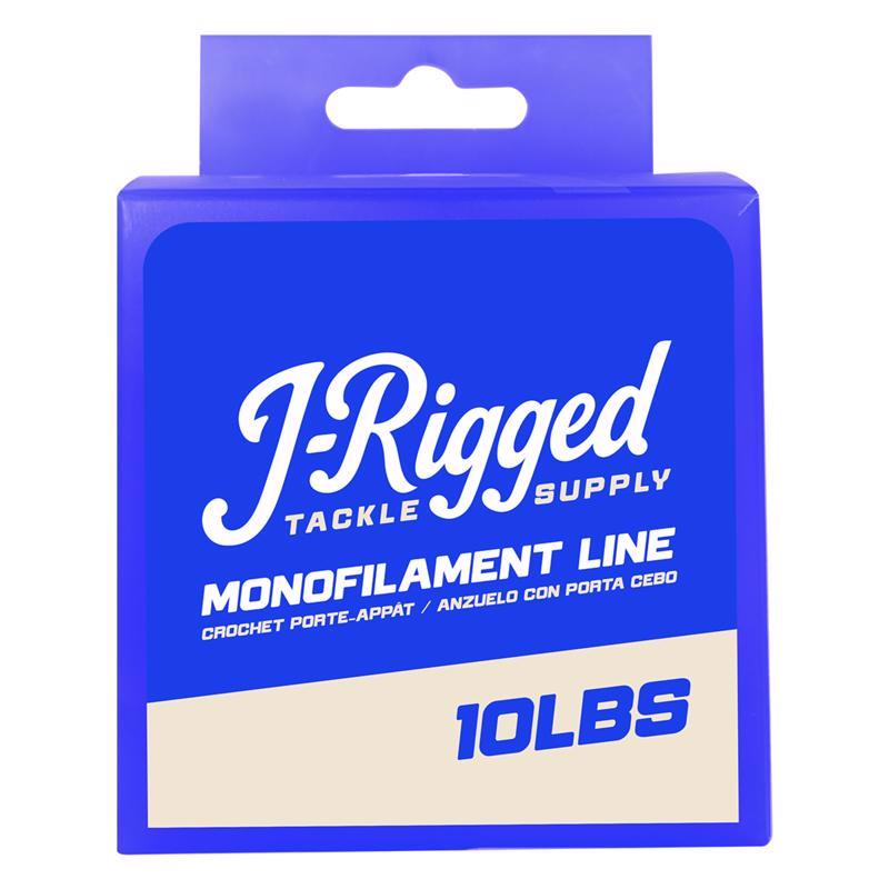 J-Rigged Monofilament Fishing Line 10 lb. capacity 375 yd