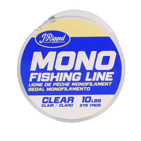 J-Rigged Monofilament Fishing Line 10 lb. capacity 375 yd