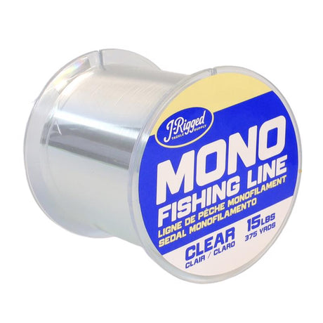 J-Rigged Monofilament Fishing Line 15 lb. capacity 375 yd