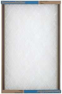 AAF 220-600-051 Air Filter, Disposable, 1 in Thick, 25 in L, 16 in W, Chipboard Frame, Pack of 12