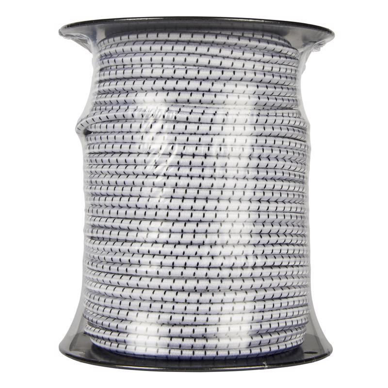 Keeper White Bungee Cord 300 ft. L X 5/16 in. 1 pk