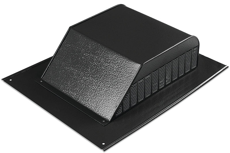 Master Flow SSB960ABLF Louver, 20-1/2 in L, 16 in W, Aluminum, Black, Roof Installation