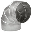 Imperial GV1329-C Adjustable Elbow, 7 in Connection, 30 ga Gauge, Galvanized, Pack of 8