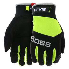Boss Utility B52314-XL Gloves, XL, 8-3/8 to 8-3/4 in L, Hook and Loop, Slip-On Cuff, Spandex/Synthetic Leather