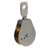 Campbell T7550302 Pulley, Single Sheave, 3/8 in Rope, 480 lb Working Load, 2 in Sheave, Zinc