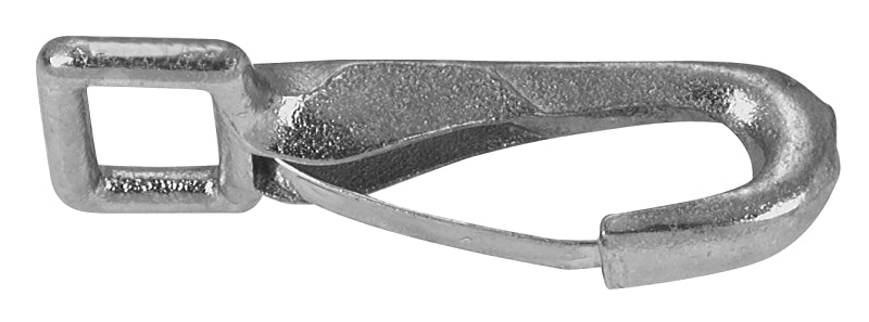 Campbell T7600531 Rigid Eye Spring Snap, 1 in, 90 lb Working Load, Malleable Iron/Steel, Zinc