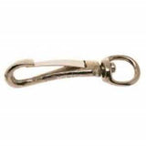 Campbell T7601912 Swiveling Spring Snap, 3/8 in, 20 lb Working Load, Malleable Iron, Nickel, Pack of 10