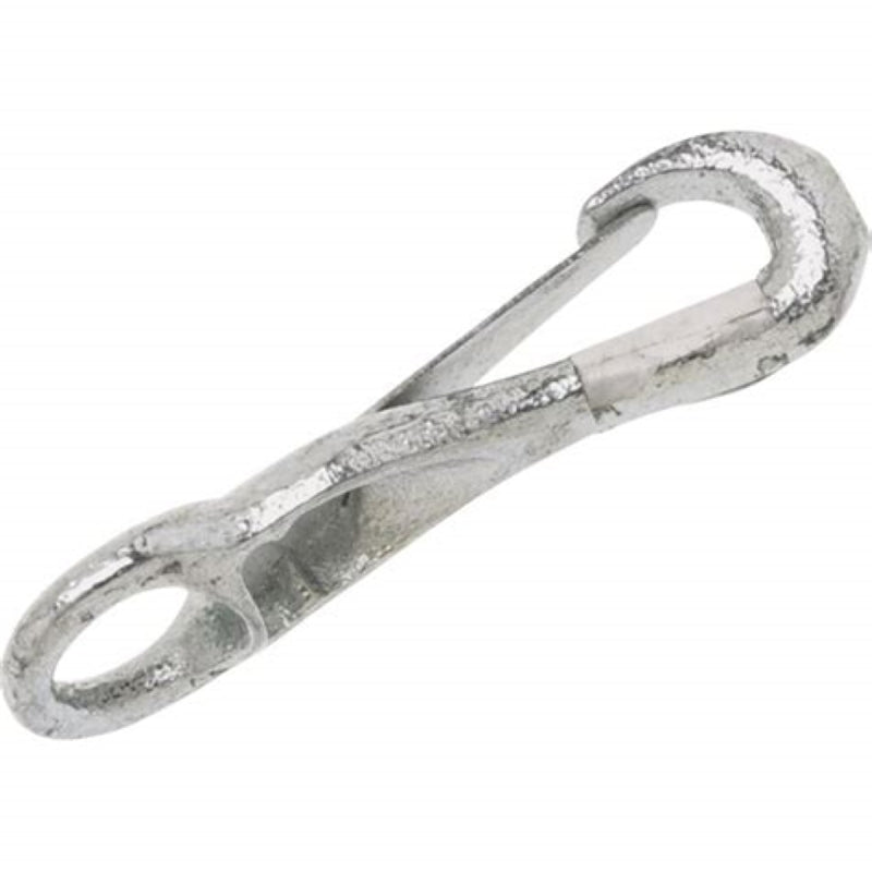 Campbell T7602301 Rigid Eye Spring Snap, 3/8 in, 30 lb Working Load, Malleable Iron/Steel, Zinc, Pack of 10