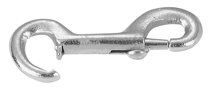 Campbell T7606021 Rigid Eye Bolt Snap, 1/2 in, 60 lb Working Load, Malleable Iron/Steel, Zinc