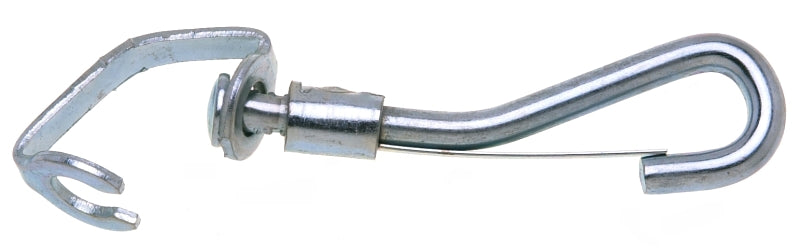 Campbell T7607301 Swiveling Spring Snap, 3-3/4 in, 60 lb Working Load, Malleable Iron/Steel, Zinc, Pack of 10