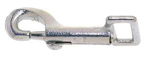 Campbell T7615102 Rigid Eye Bolt Snap, 1 in, 40 lb Working Load, Zinc, Nickel